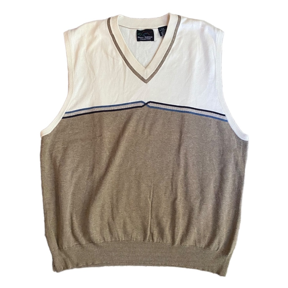 Vintage Greg Norman Collection Golf Sweater Vest